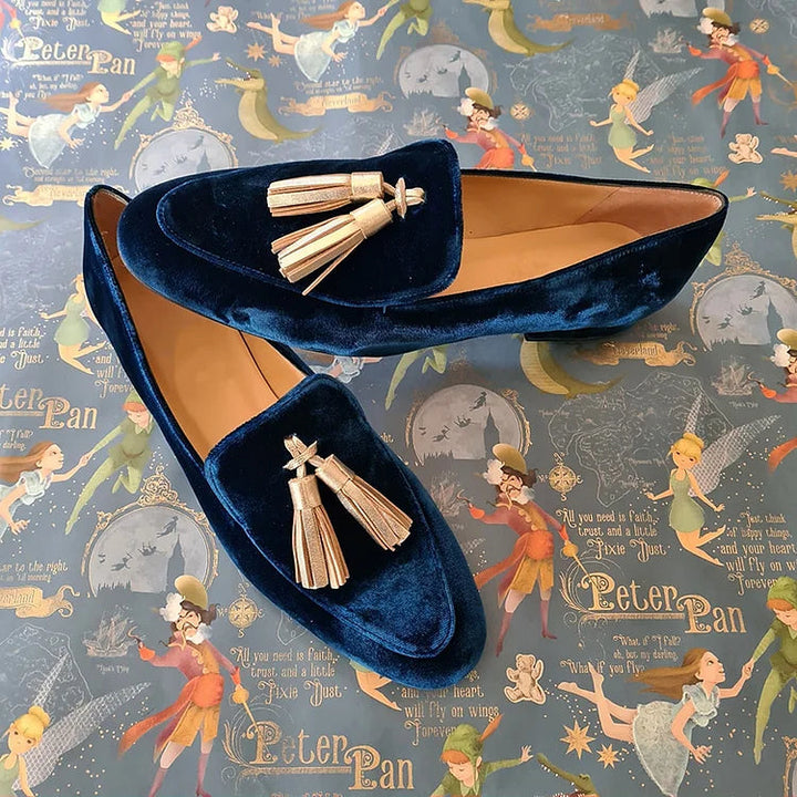 MOCASSINO MIDNIGHT ELEGANCE CON NAPPE CHAMPAGNE